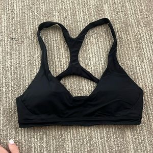 Lulu lemon black swim sop size 4!!